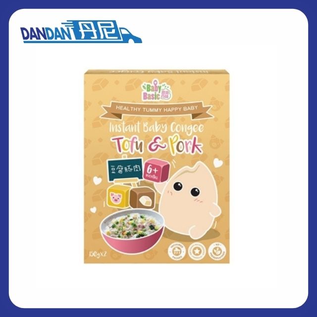 Baby Basic 寶寶百味｜有機米米粥系列｜豆腐豚肉味｜150g 共2包｜793