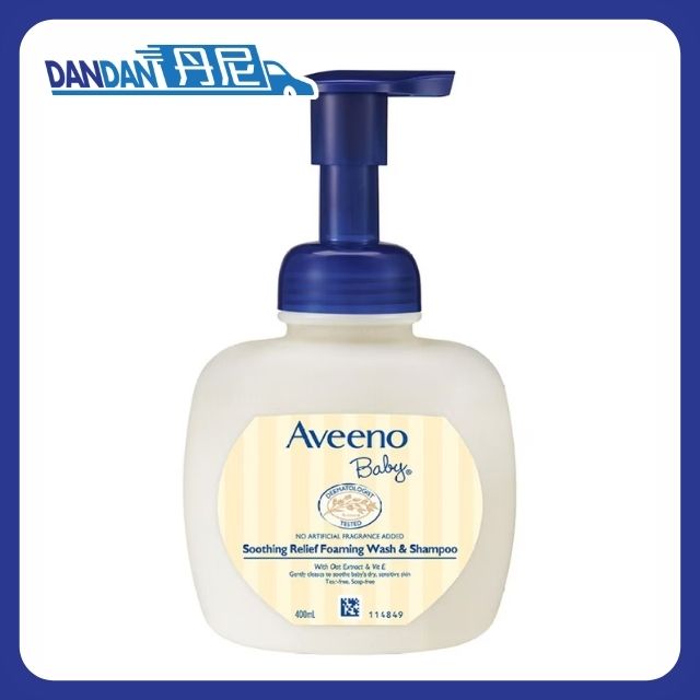 Aveeno 艾惟諾｜嬰兒舒緩滋養2合1泡沫沐浴洗髮露｜400ML｜978