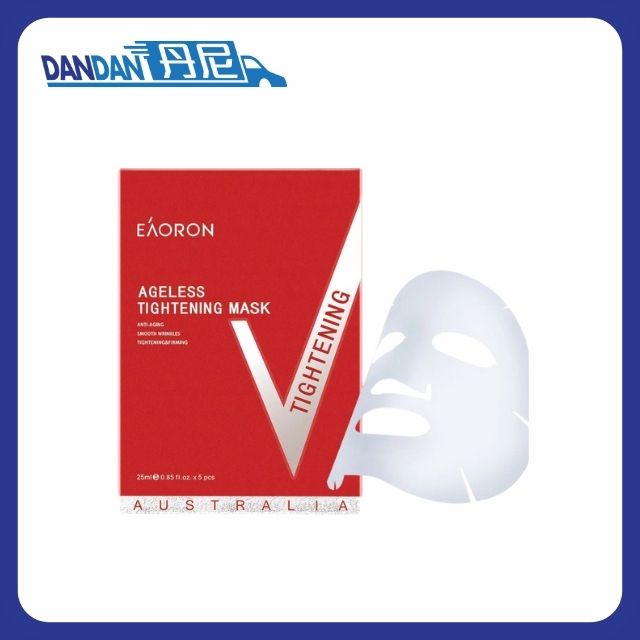 Eaoron｜微雕 V 臉面膜 紅色｜5片裝｜2688