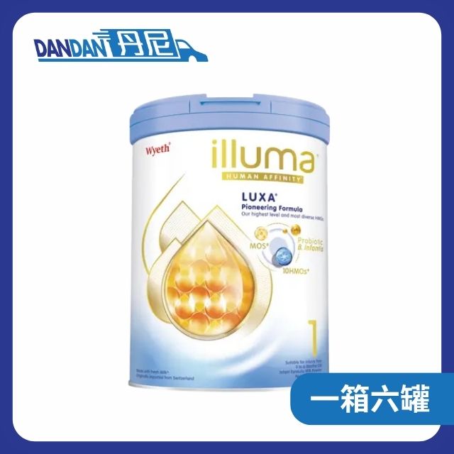 1箱6罐裝 | Wyeth 惠氏Illuma LUXA 嬰兒奶粉 | 1號奶粉｜20981