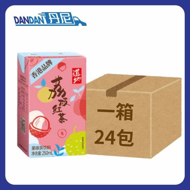【1箱24包】TaoTi道地-荔枝紅茶 (250mL x6包裝)｜3831