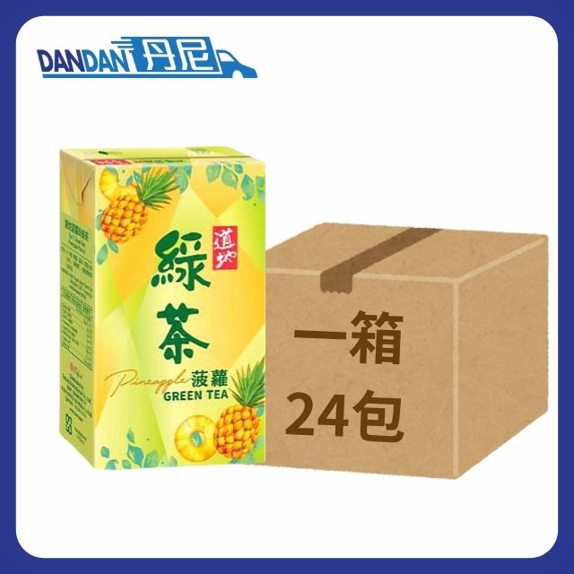 【1箱24包】TaoTi道地-菠蘿綠茶 (250mL x6包裝)｜3836