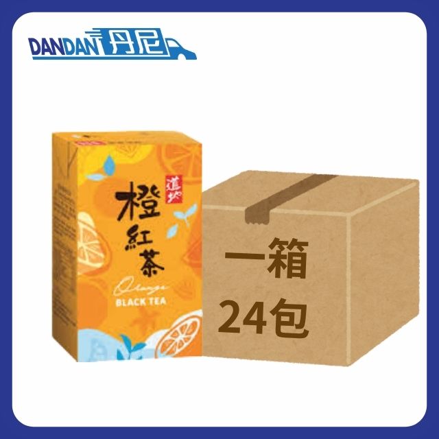 【1箱24包】TaoTi道地-橙味紅茶 (250mL x6包裝)｜3841