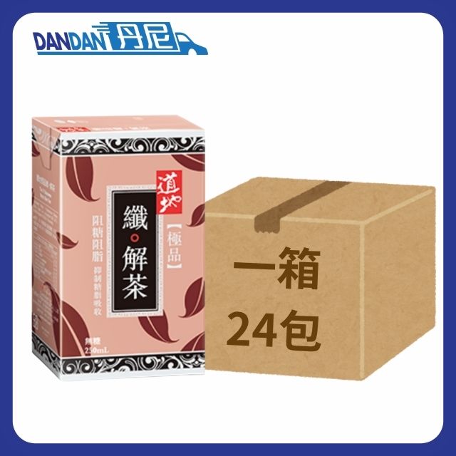 【1箱24包】TaoTi道地-極品纖解茶 (250mL x6包裝)｜3846