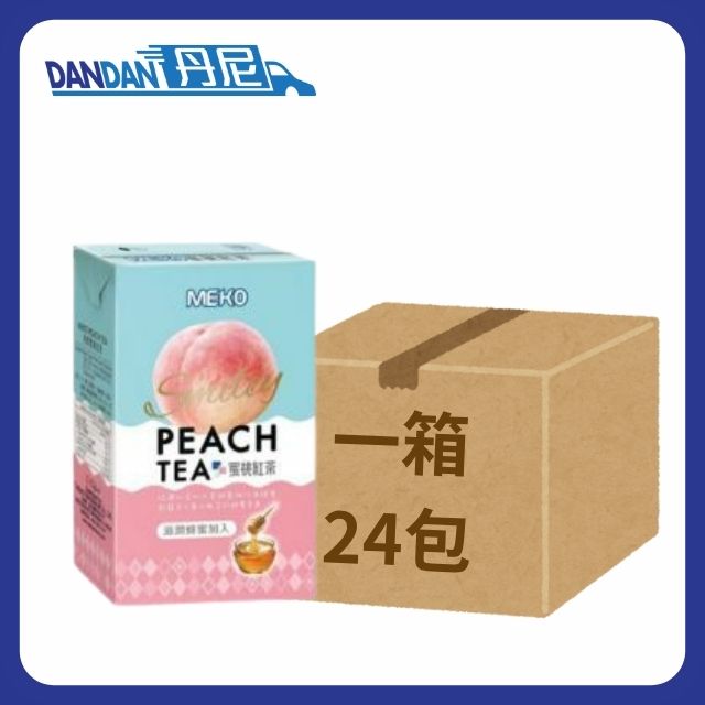 1箱24包｜Meko美果｜蜜桃紅茶｜250ml｜4184  
