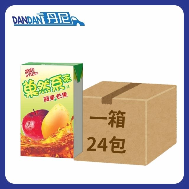 【1箱24包】Vita 維他-菓然系蘋果芒果茶 (250mL)｜4387