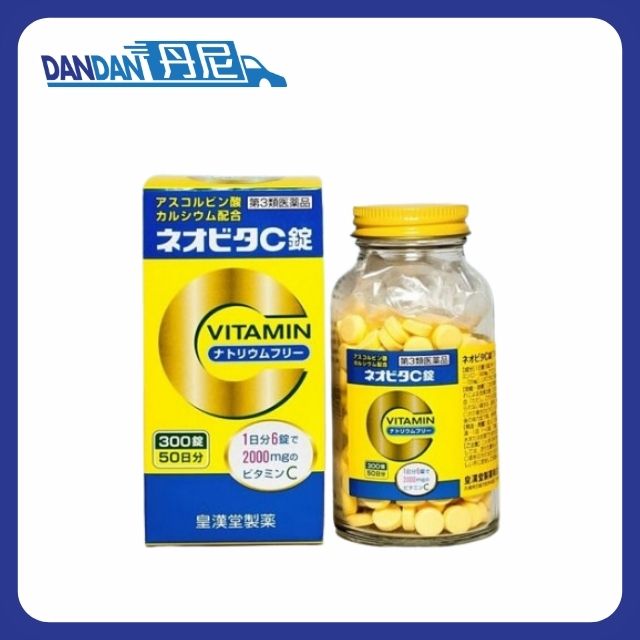 皇漢堂｜Neovita 維他命 C 片｜300粒｜4481