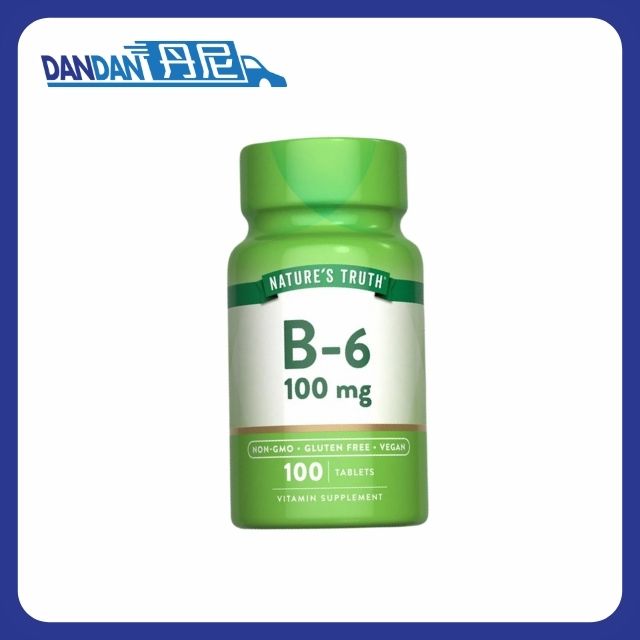 Nature’s Truth 美國樂陶｜維他命 B-6｜100粒｜4486