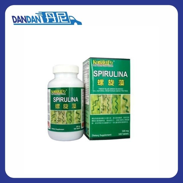 KonWeiPo 康維寶｜螺旋藻 500mg｜100粒裝｜5277