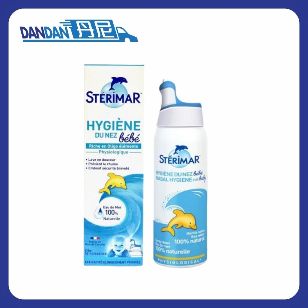 鼻潔靈 Sterimar｜小海豚生理鹽水洗鼻噴霧 | 100ml｜嬰幼兒適用｜5418