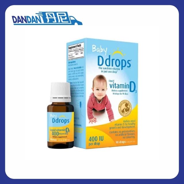 DDROPS｜嬰兒維他命D3滴劑｜90滴｜2.5ML｜5830