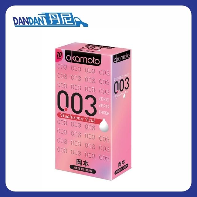 Okamoto 岡本｜0.03 透明質酸安全套｜10個裝｜6805