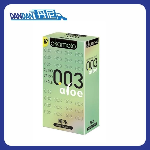 Okamoto 岡本｜0.03 蘆薈超薄安全套｜10個裝｜6815