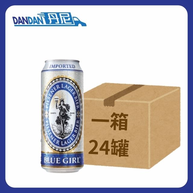 【1箱24罐】藍妹啤酒 (500mL x4罐裝)｜6820