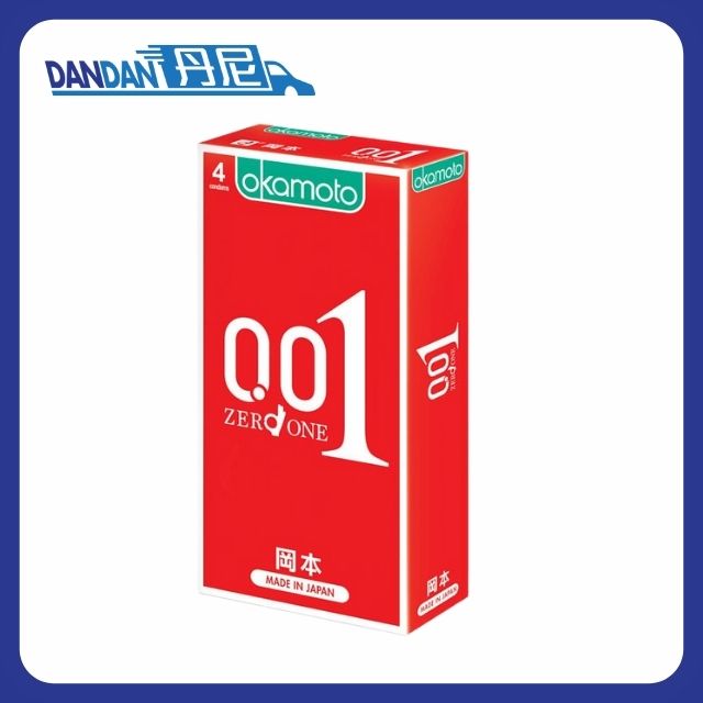 Okamoto 岡本｜0.01 安全套｜4個裝｜9777