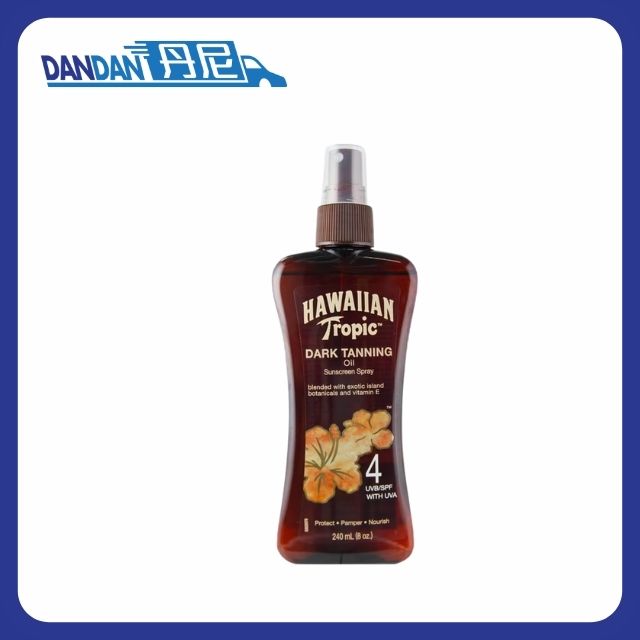 Hawaiian Tropic｜古銅助曬油 SPF4｜240ml｜10794