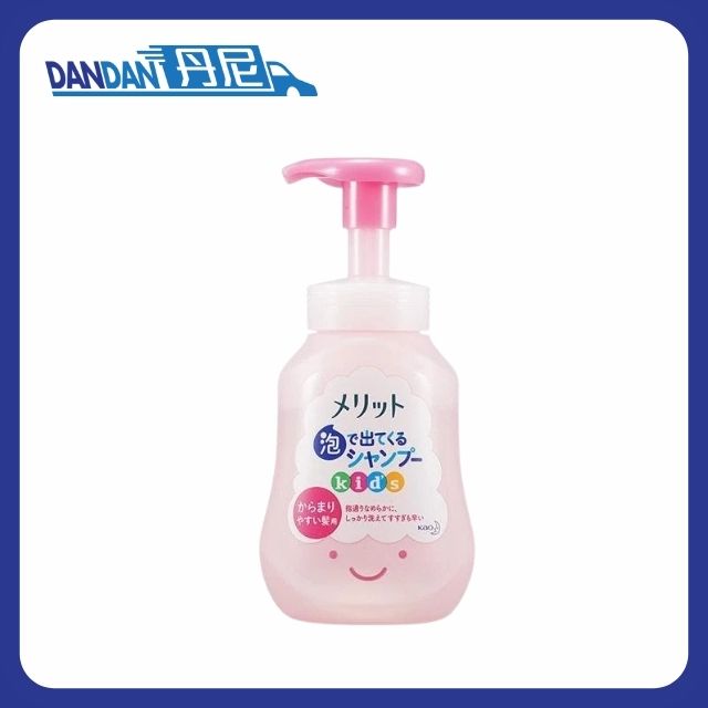 Kao 花王｜Merit 慕絲泡泡無矽兒童洗髮水補充裝 蜜桃香味｜240ml｜15151