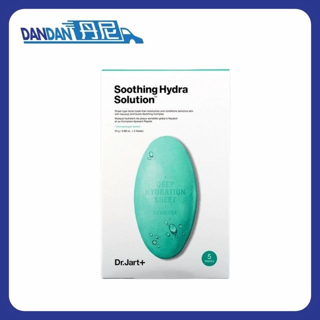 Dr.Jart 蒂佳婷｜抗敏鎮靜舒緩補水面膜 綠色藥丸｜5片裝｜15386