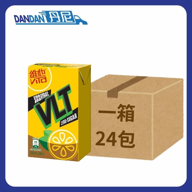 1箱24包｜Vita 維他｜0糖檸檬茶｜250mlx6包裝｜3803