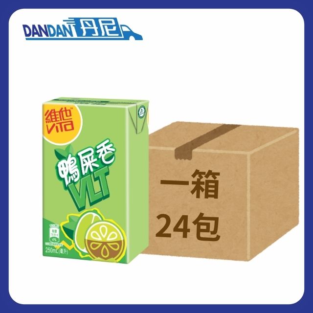 【1箱24包】Vita 維他-鴨屎香檸檬茶 (250mL x6包裝)｜15092
