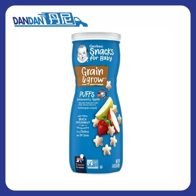 原價$25 Gerber嘉寶 | 士多啤梨蘋果星星餅 | 42G | 1罐 | 815 (限於加購優惠)