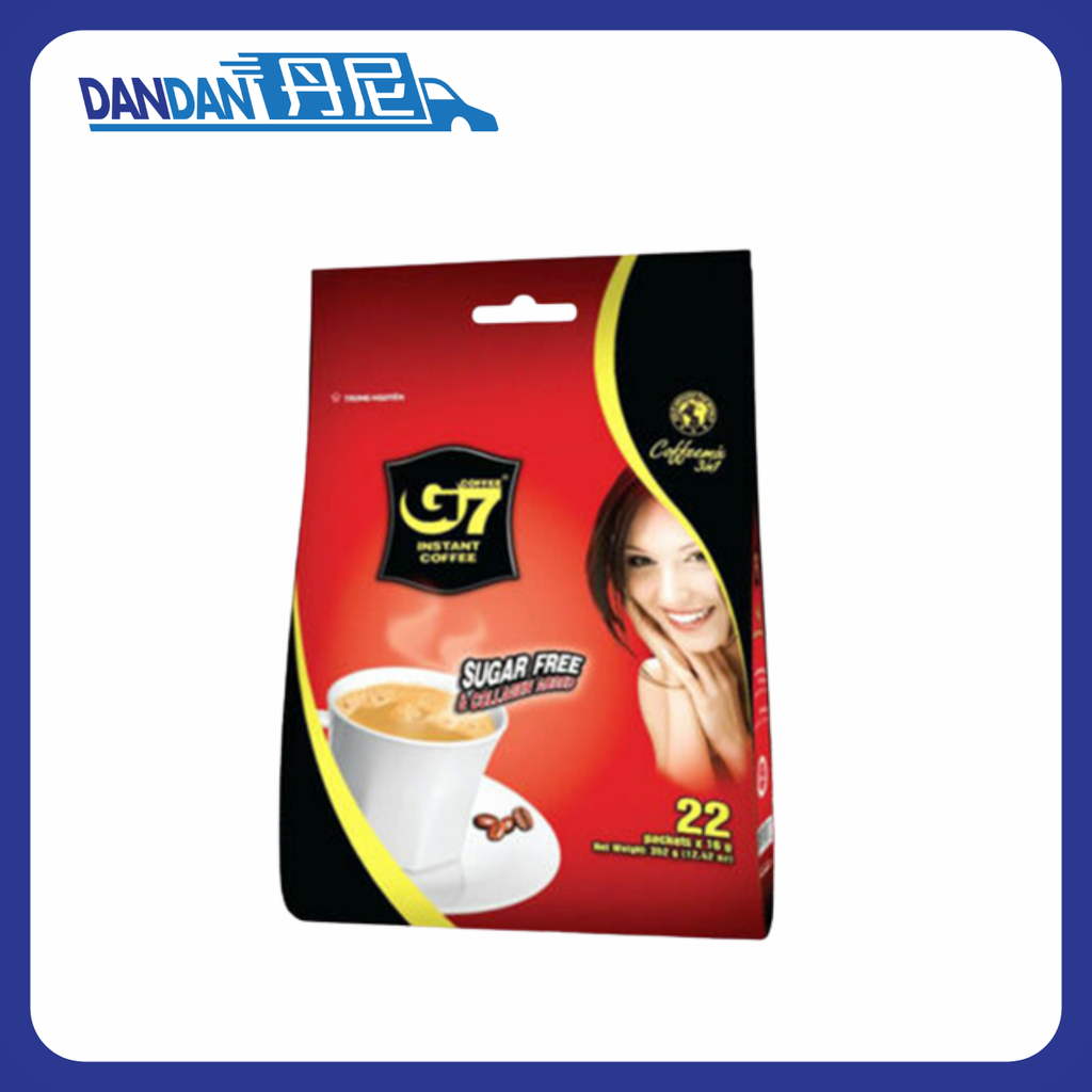 3合1膠原蛋白無糖咖啡｜G7｜22包x16g｜7621