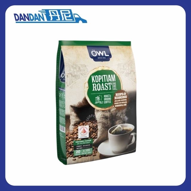 無糖袋泡黑咖啡｜OWL貓頭鷹｜20包x10g｜21115