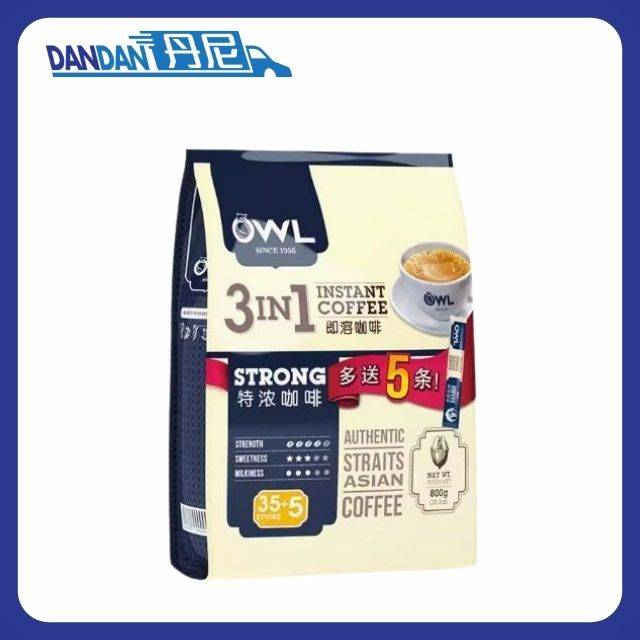 特濃3合1即溶咖啡｜OWL貓頭鷹｜40包x20g｜15503