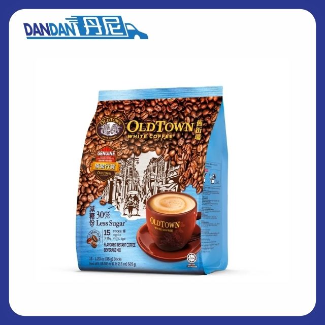 三合一減糖白咖啡即溶咖啡｜Oldtown舊街場｜15條x35g｜3275
