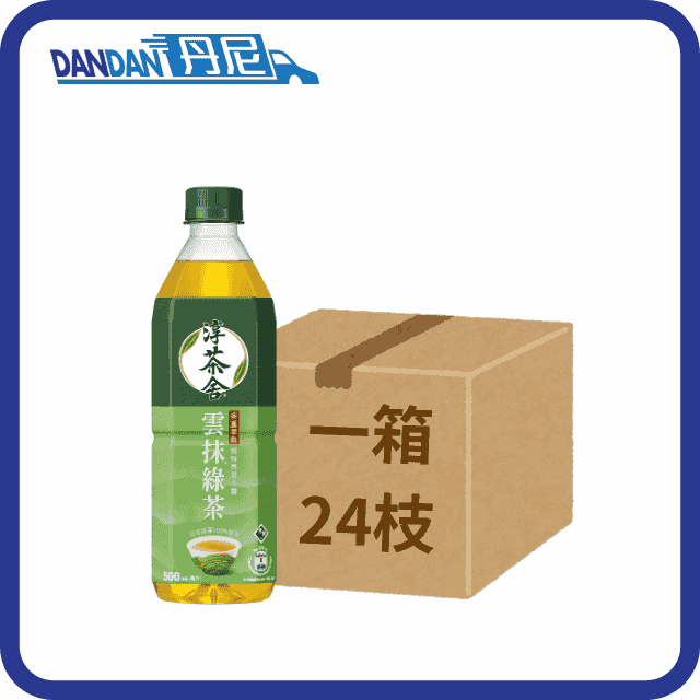 【1箱24支】淳茶舍-雲抹日式綠茶(無糖)(500mL)｜3901