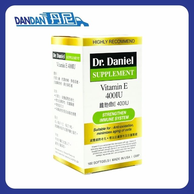 Dr.Daniel｜Dr.Daniel 維他命E 400IU｜100粒｜4411