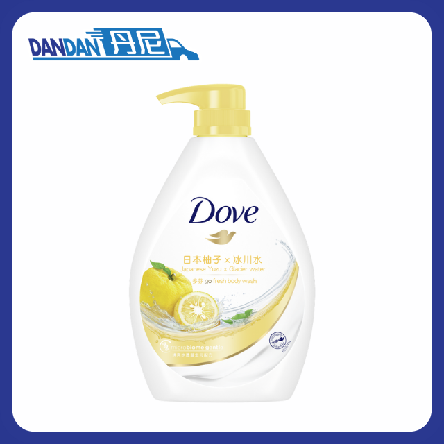 Dove 多芬｜沐浴乳（日本柚子X冰川水）｜1000ml