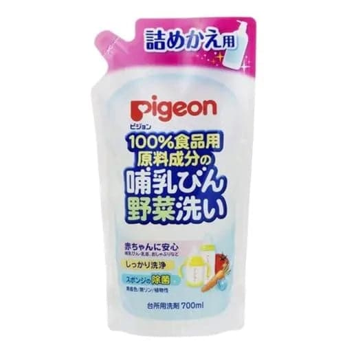 【日本寄-原箱出】Pigeon貝親 奶瓶蔬果洗潔液700ml (補充裝) (12包/箱)