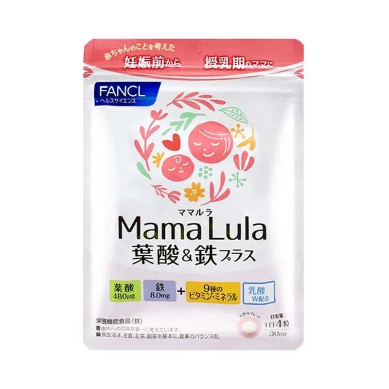 【日本寄-原箱出】FANCL/芳珂 Mama Lula葉酸補鐵 120粒
