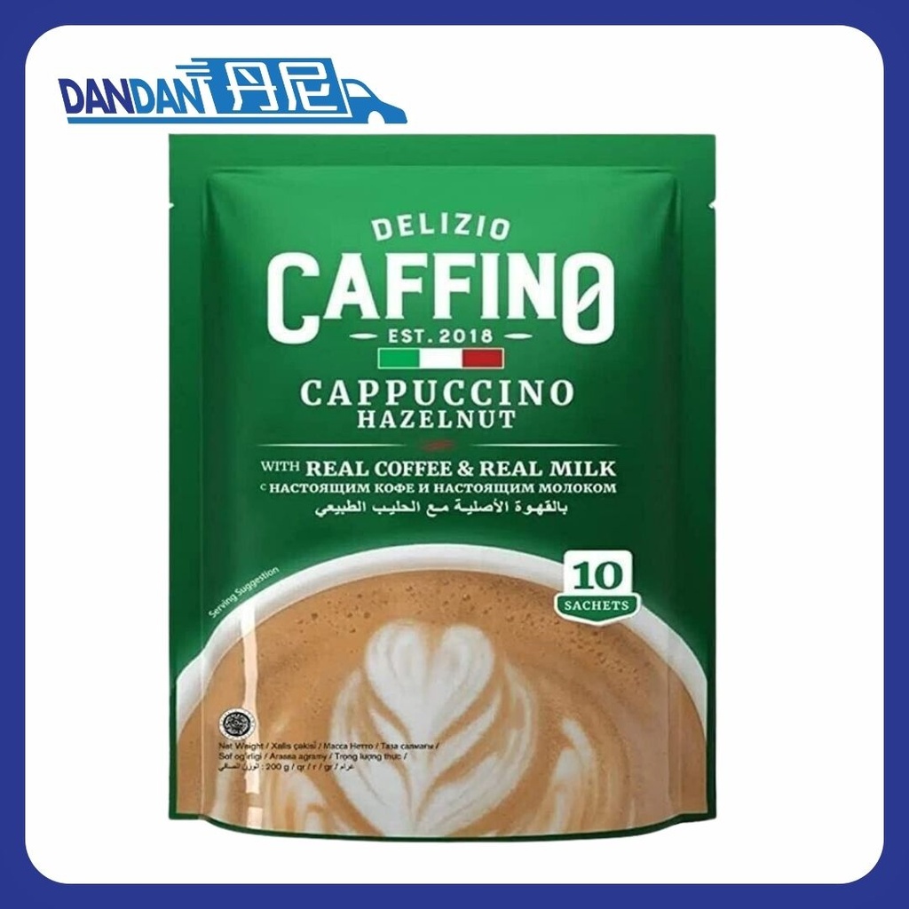 Delizio Caffino｜榛子拿鐵即溶咖啡｜20Gx10條｜13186