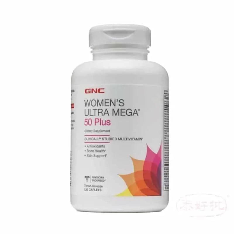 GNC婦女用Ultra Mega 50 Plus女性綜合維生素 120粒