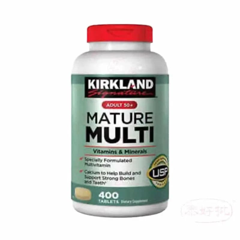 Kirkland Signature Adult 50+ Mature Multi Vitamins&amp;Minerals 400 Tablets