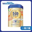 1箱6罐裝 | Wyeth 惠氏 S-26 GOLD 嬰兒奶粉 | 1號奶粉｜2726